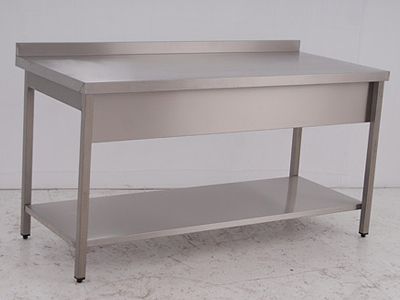 With Wall-side Panel and a Bottom Shelf