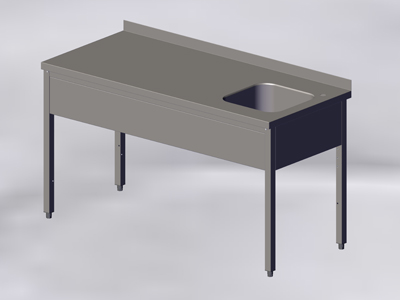 Sinks-With 1 Wash-Basin, without Bottom Shelf - Image 4