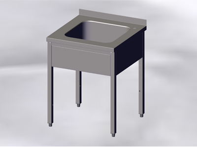 Sinks-With 1 Wash-Basin, without Bottom Shelf - Image 2