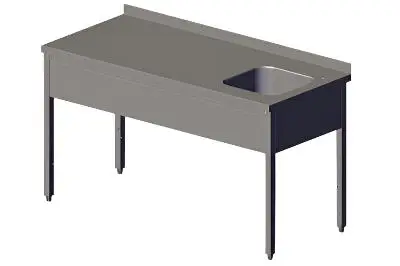 Sinks-With 1 Wash-Basin, without Bottom Shelf